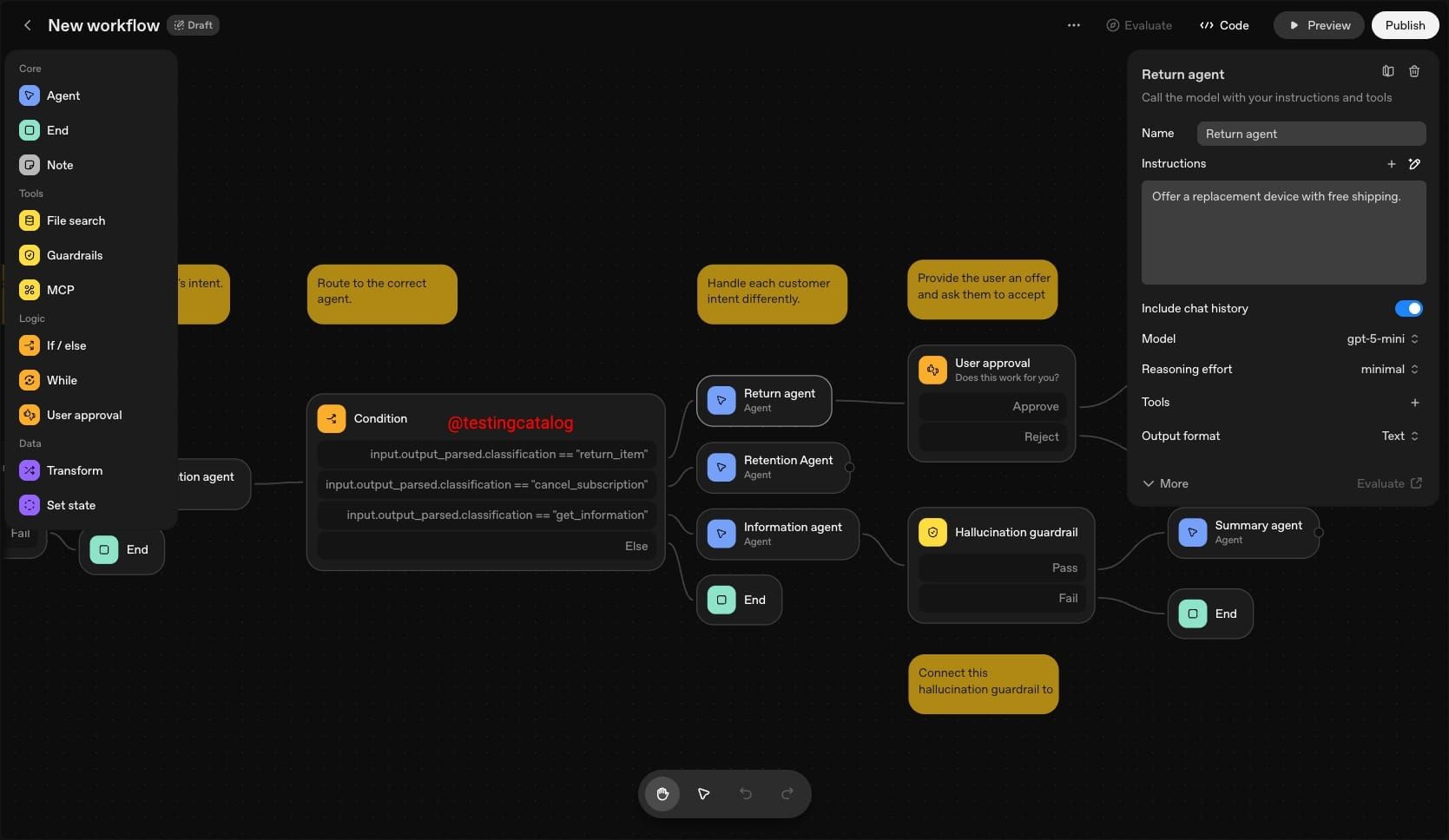 Agentic AI workflow