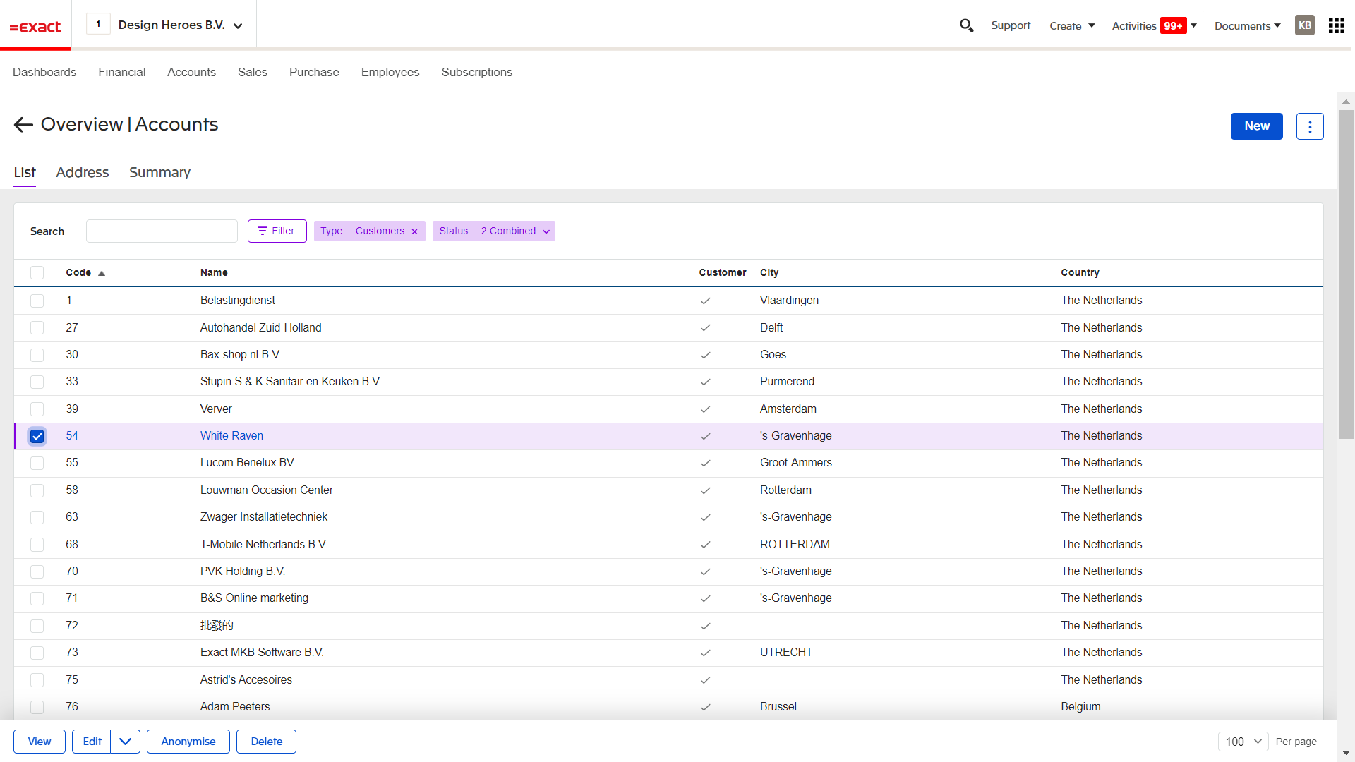 ERP software